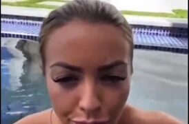 Mandy Rose – Topless In Pool leak video !!!