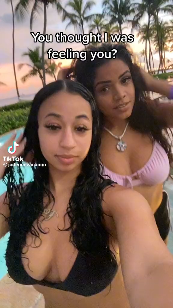 Jaden Newman nude playing very hot