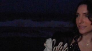 nadia amine nude hot sexy on the beach