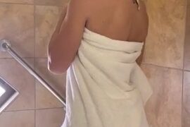 NOELLE LEYVA Nude Masturbating In Bathroom