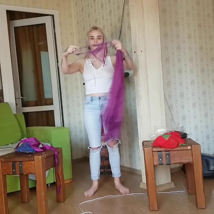 Megan Foksie Full See Through Nude Lingerie Youtube Video
