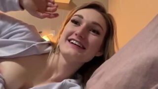 Slimbeansnk Teen Gets Horny On Stream Playing With Her Tits