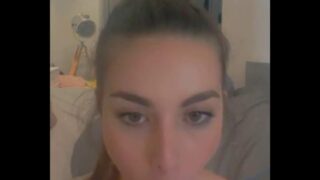 Lauren Alexis Deepthroating Pink Dildo Video