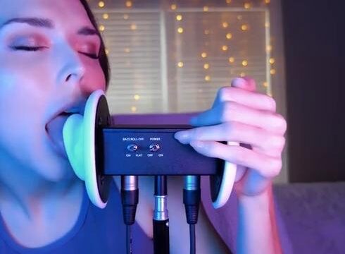 HeatheredEffect ASMR Ear Licking Video